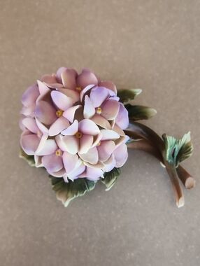 Hydrangea Porcelain,CE,SA.R Capodimonte Flower By Sarastano  Made In England.☆☆